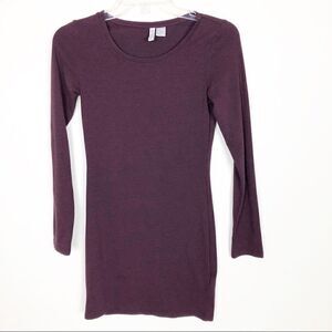 Divided Long Sleeve Mini Dress- Size XS